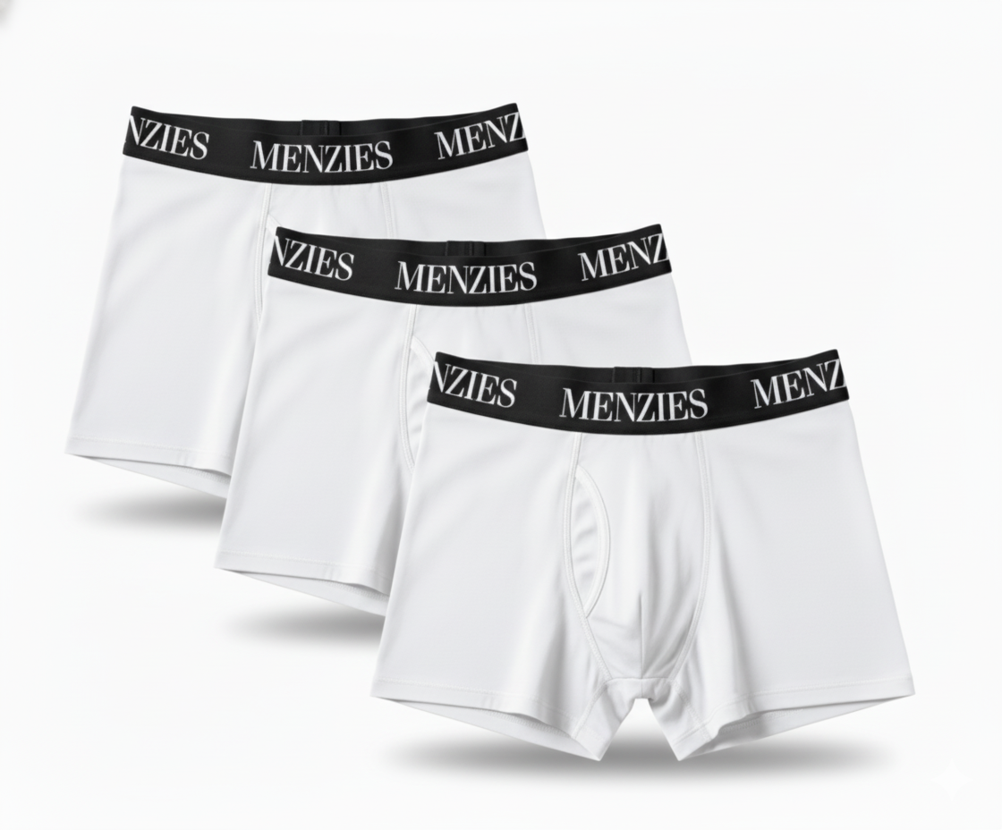Menzies • Cloud Drop (White) • Boxer Brief