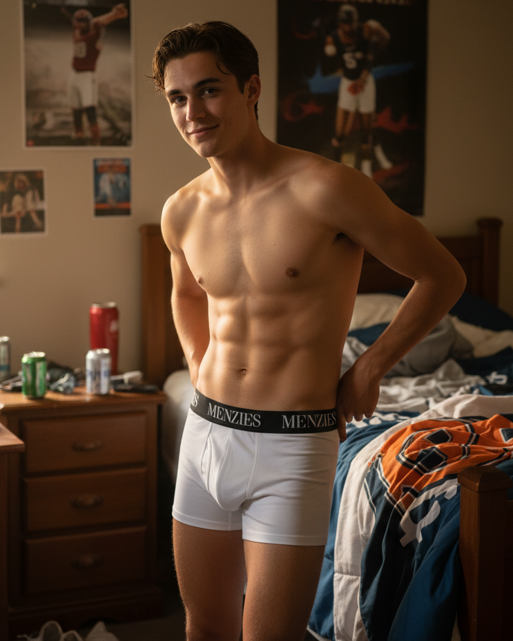 Menzies white boxers