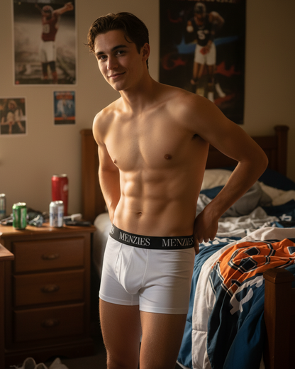 Menzies white boxers